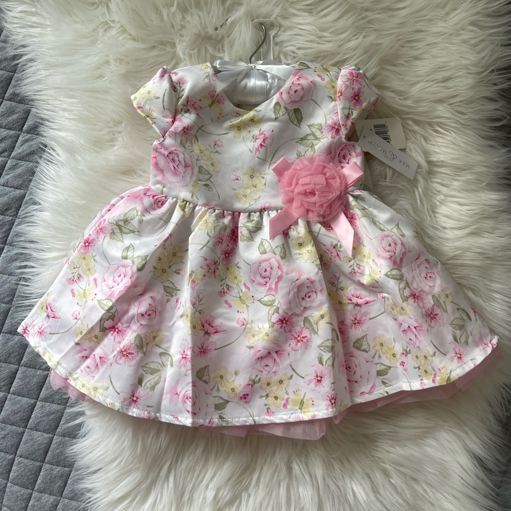 Baby floral special occasion dress 9month